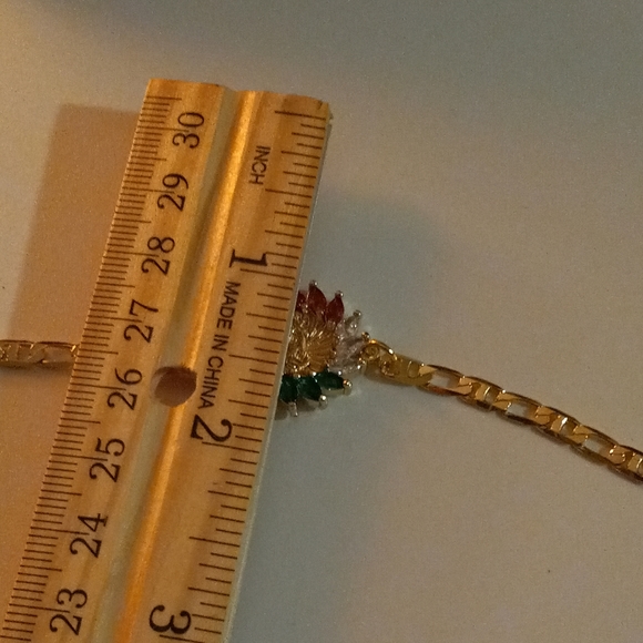 Virgen De Guadalupe/Virgin Mary Gold Filled /ZC Multicolor Pulsera Oro LAMINADO - Picture 4 of 7